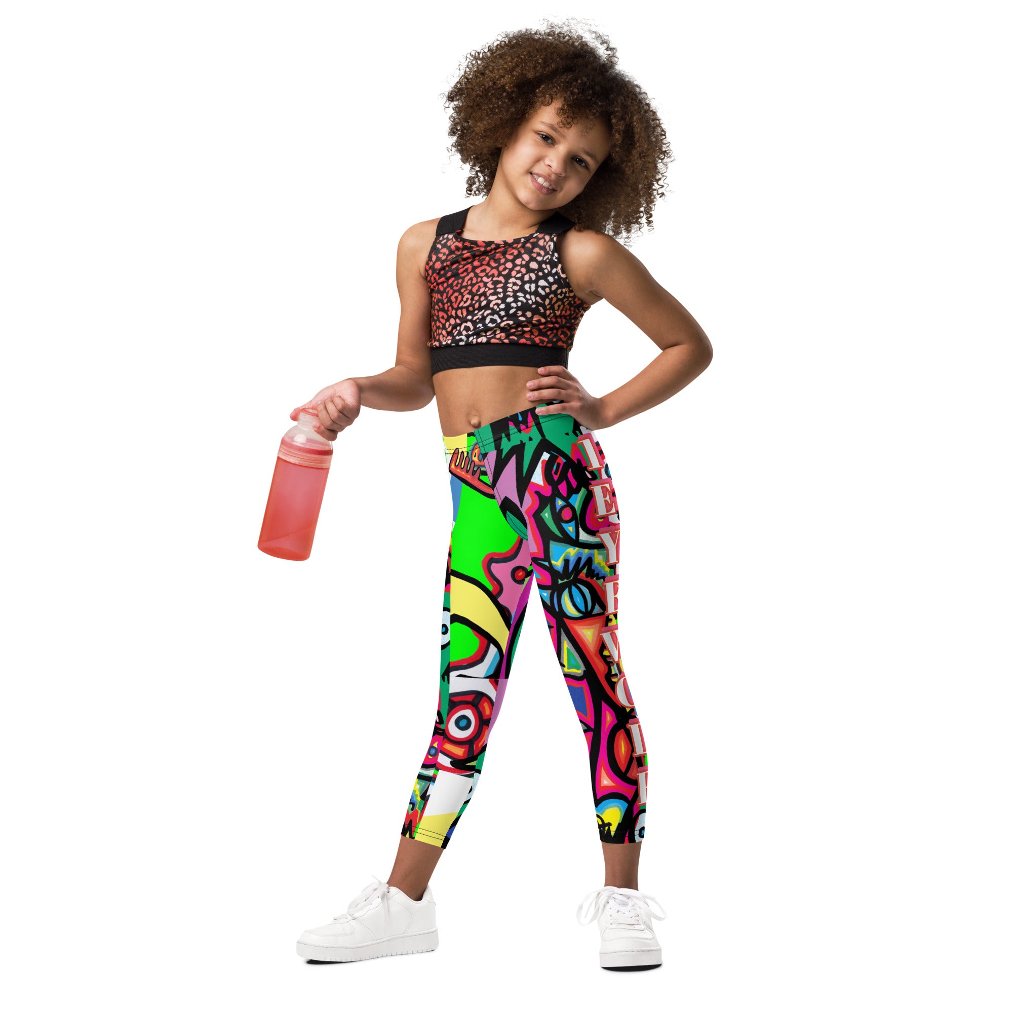 Cartoon blended Kid's Leggings