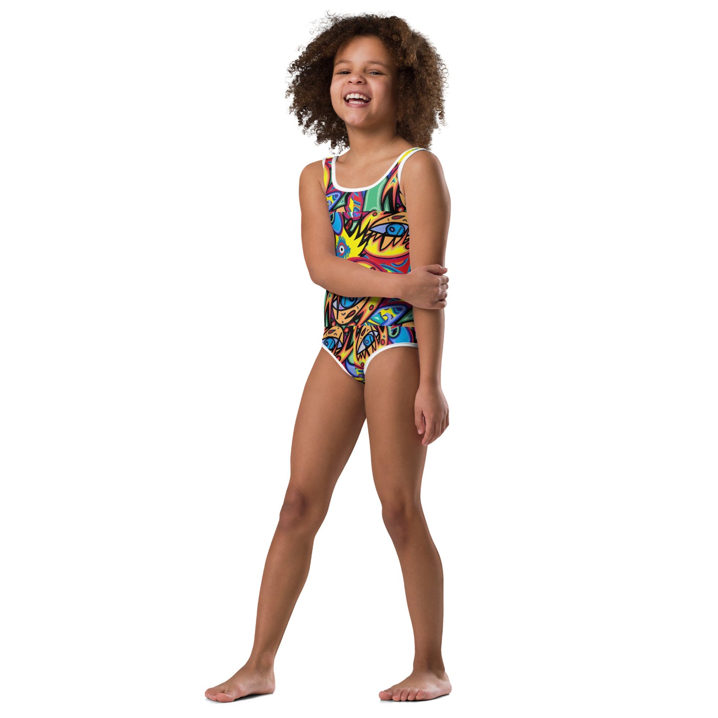 Surf n Swim All-Over Print Kids Swimsuit