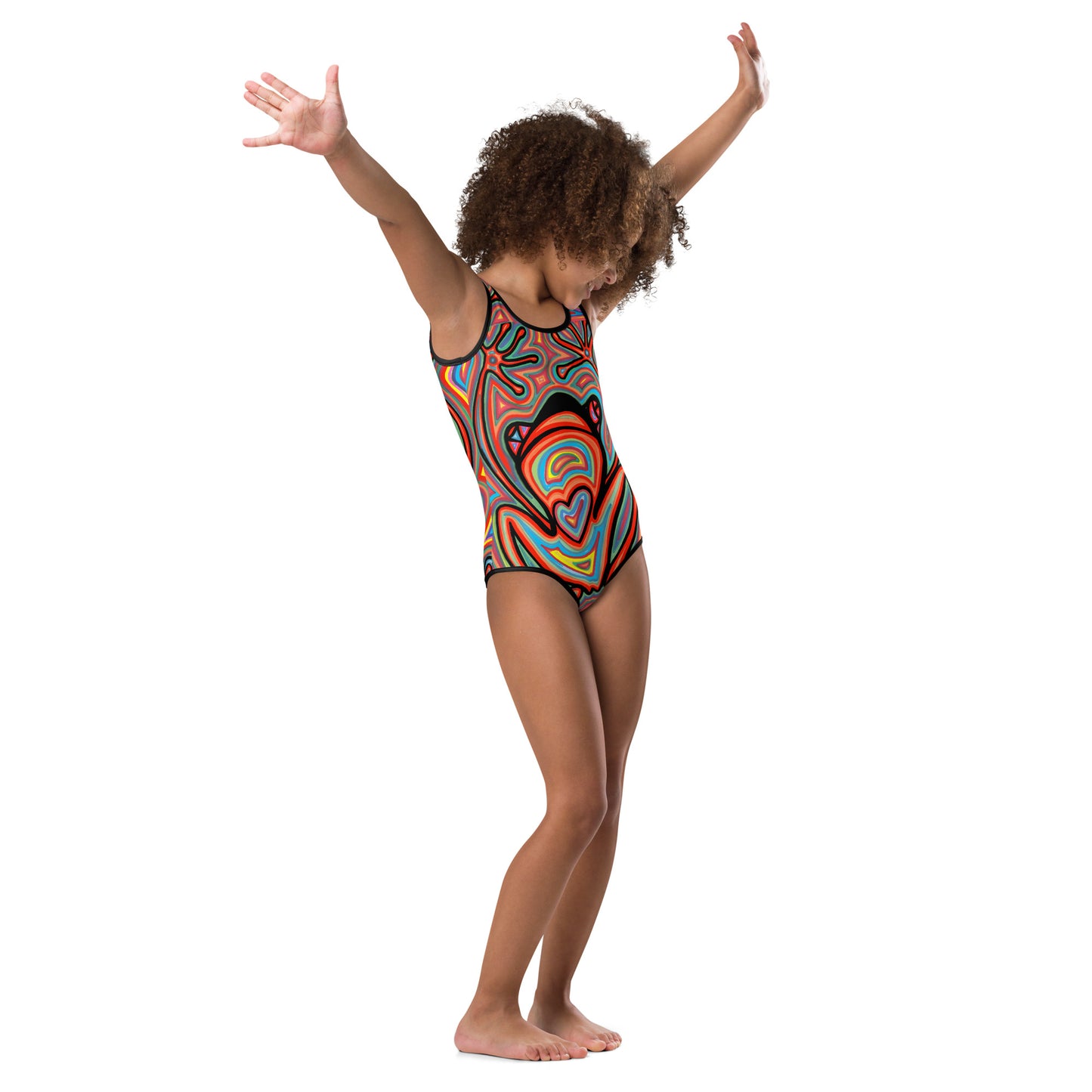 Leapfrog All-Over Print Kids Swimsuit