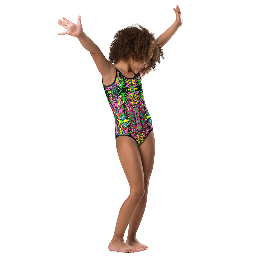 DEMUNGA All-Over Print Kids Swimsuit