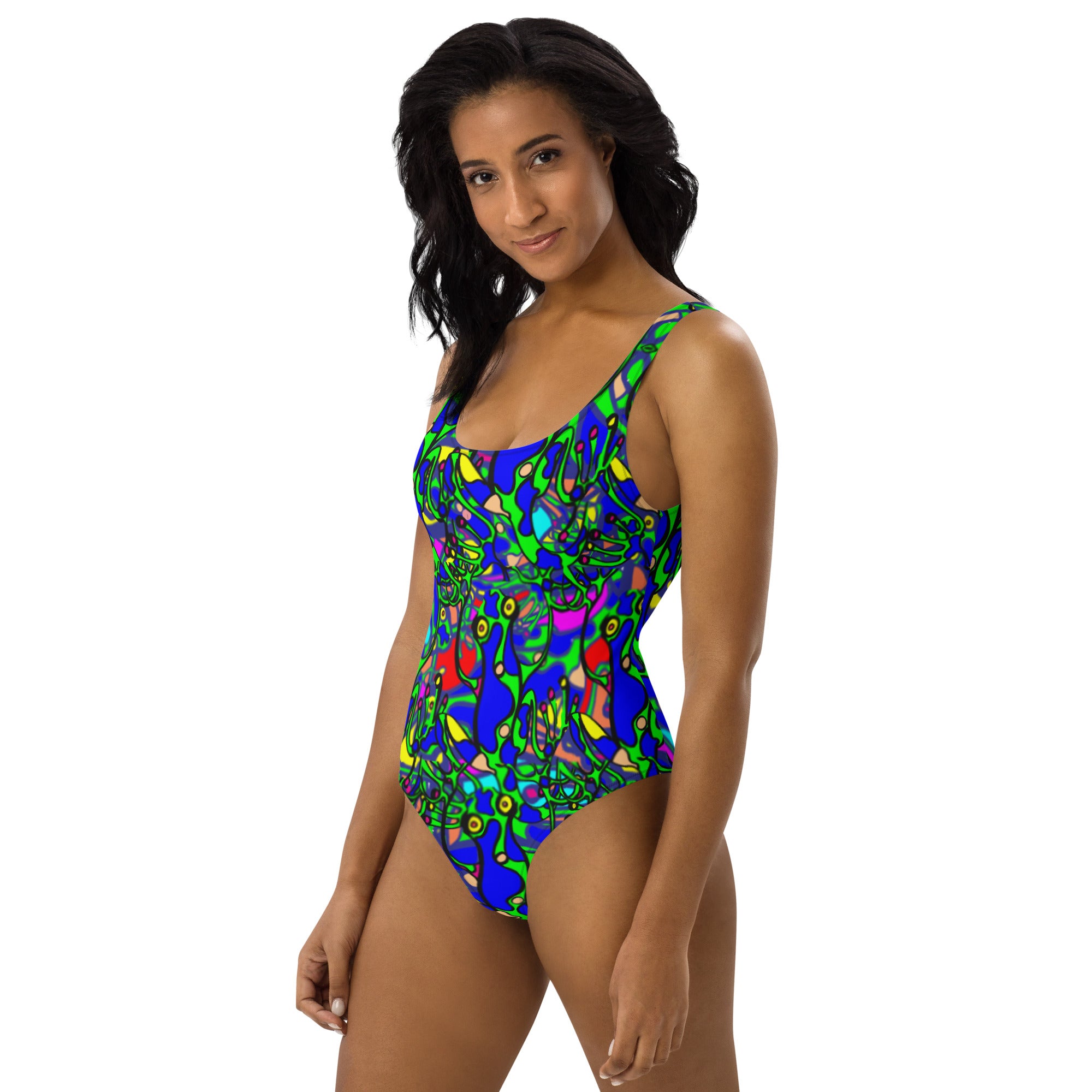 Frogger One-Piece Swimsuit