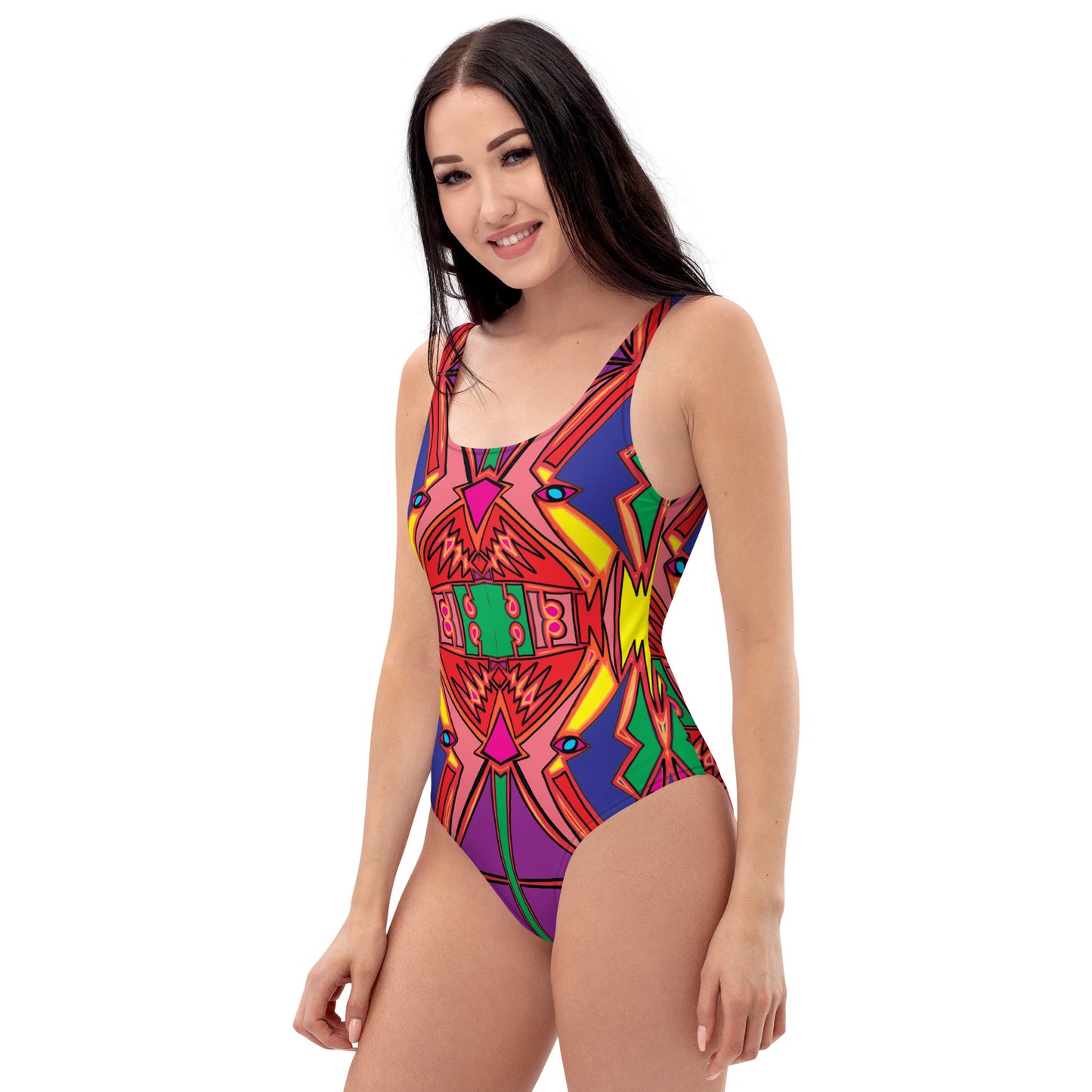 2024 new print One-Piece Swimsuit
