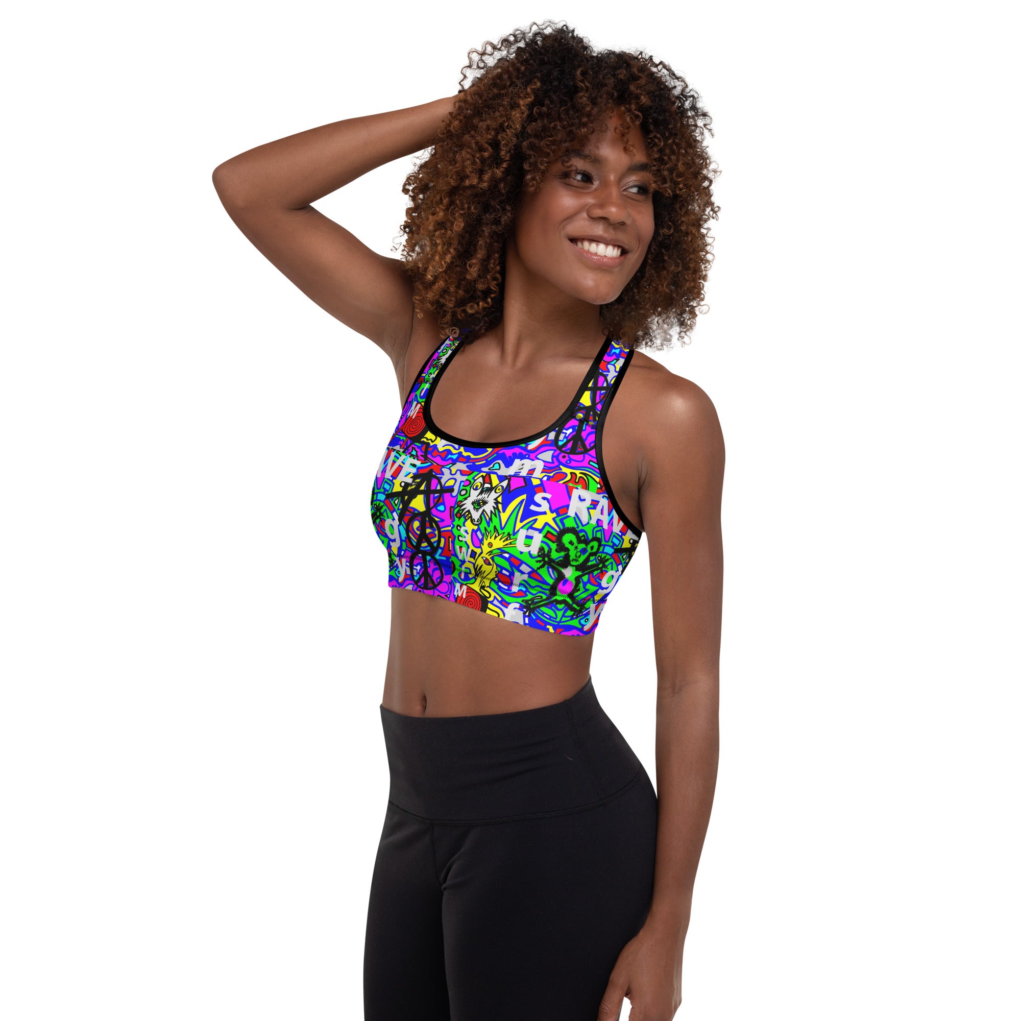GYM/RAVE Padded Sports Bra