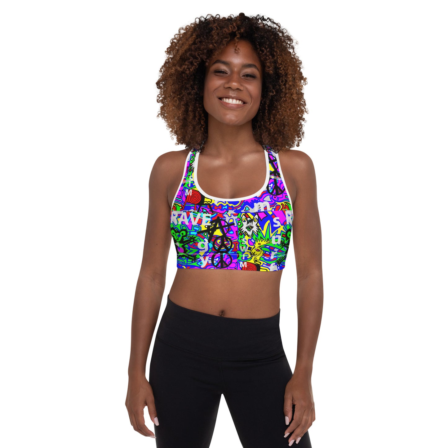 GYM/RAVE Padded Sports Bra