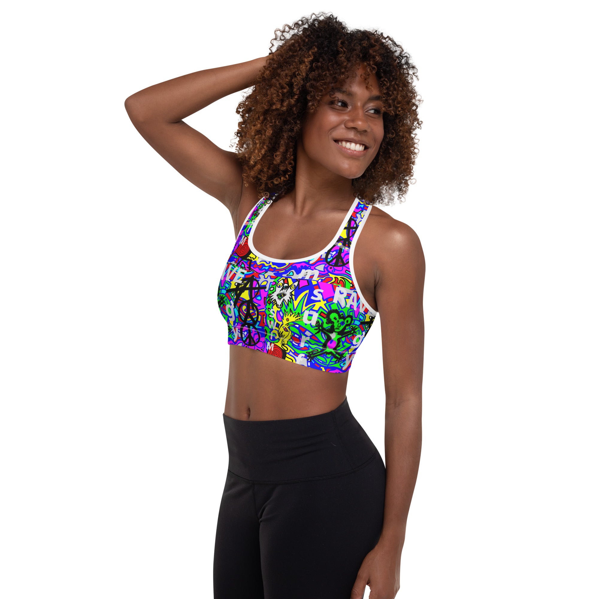 GYM/RAVE Padded Sports Bra