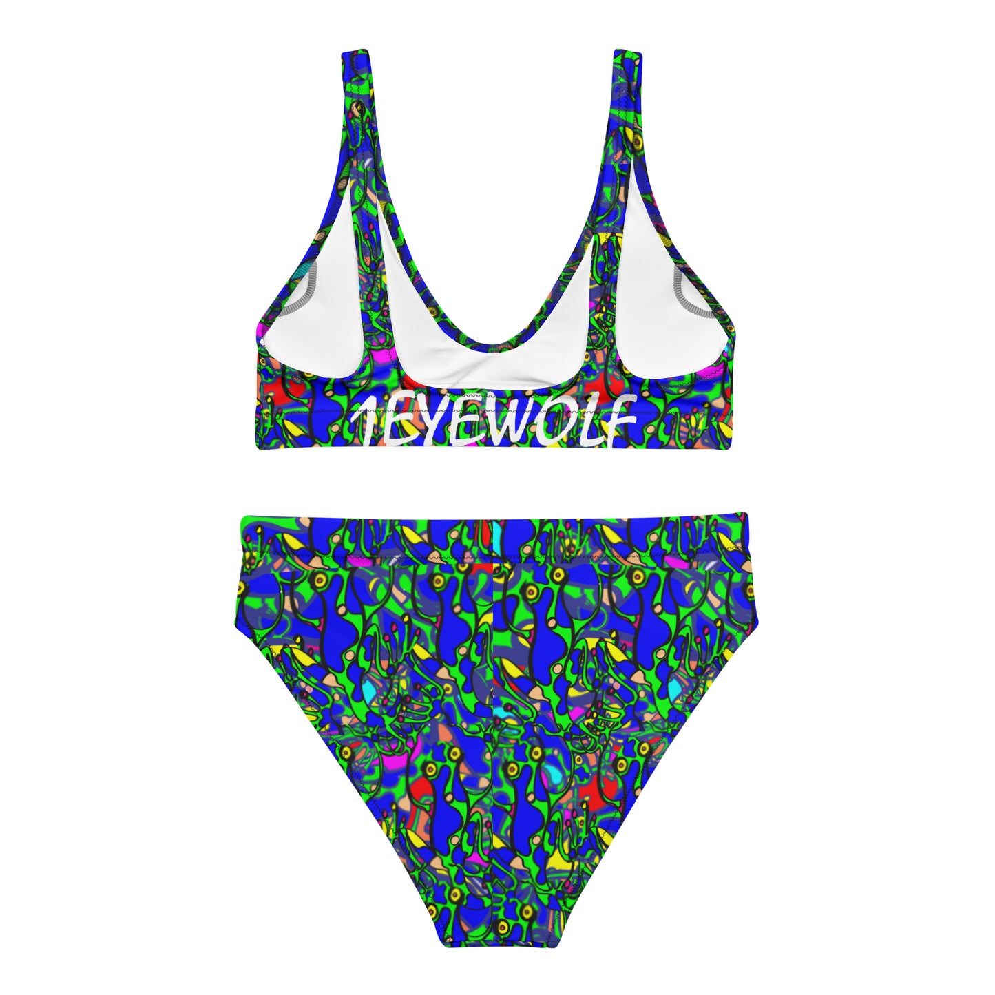 Frogger Recycled high-waisted bikini