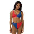 Recycled high-waisted bikini