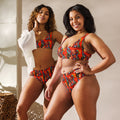 Waiting for waves Recycled high-waisted bikini