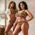 2024 RED Recycled high-waisted bikini