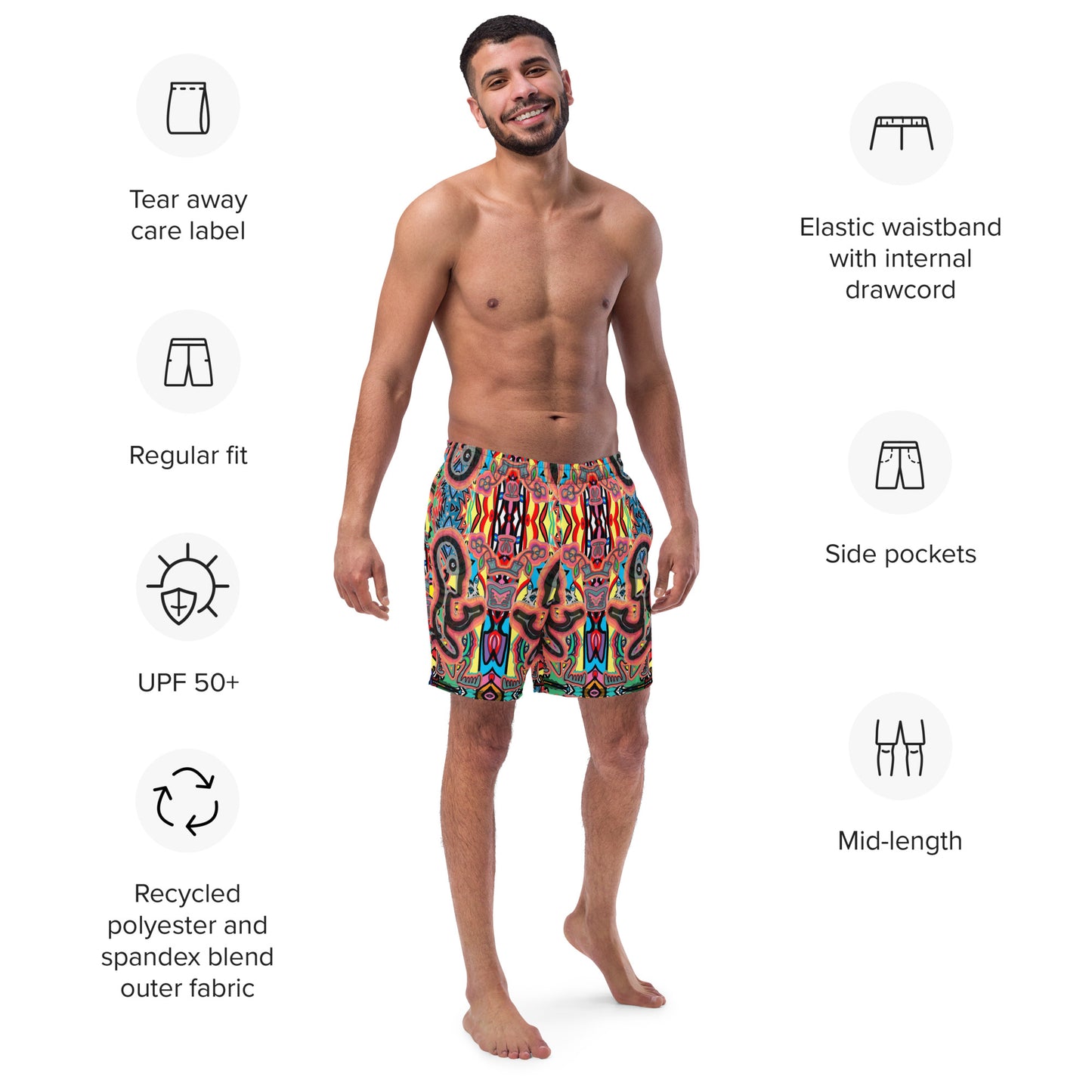 Men's swim trunks
