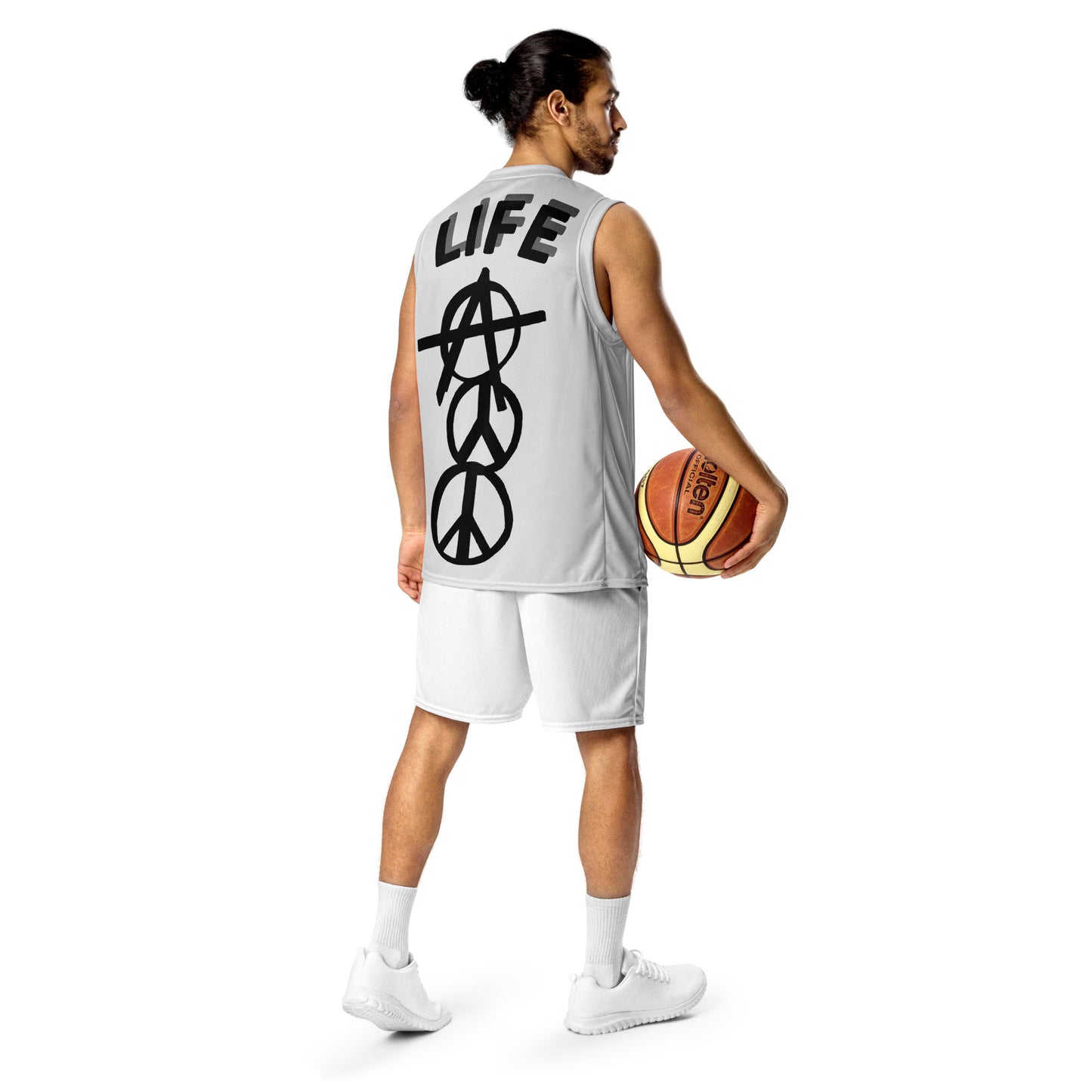 Recycled unisex basketball jersey