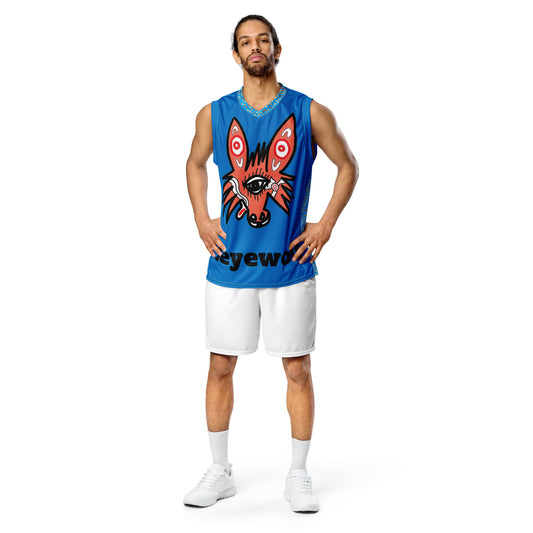 Recycled unisex basketball jersey