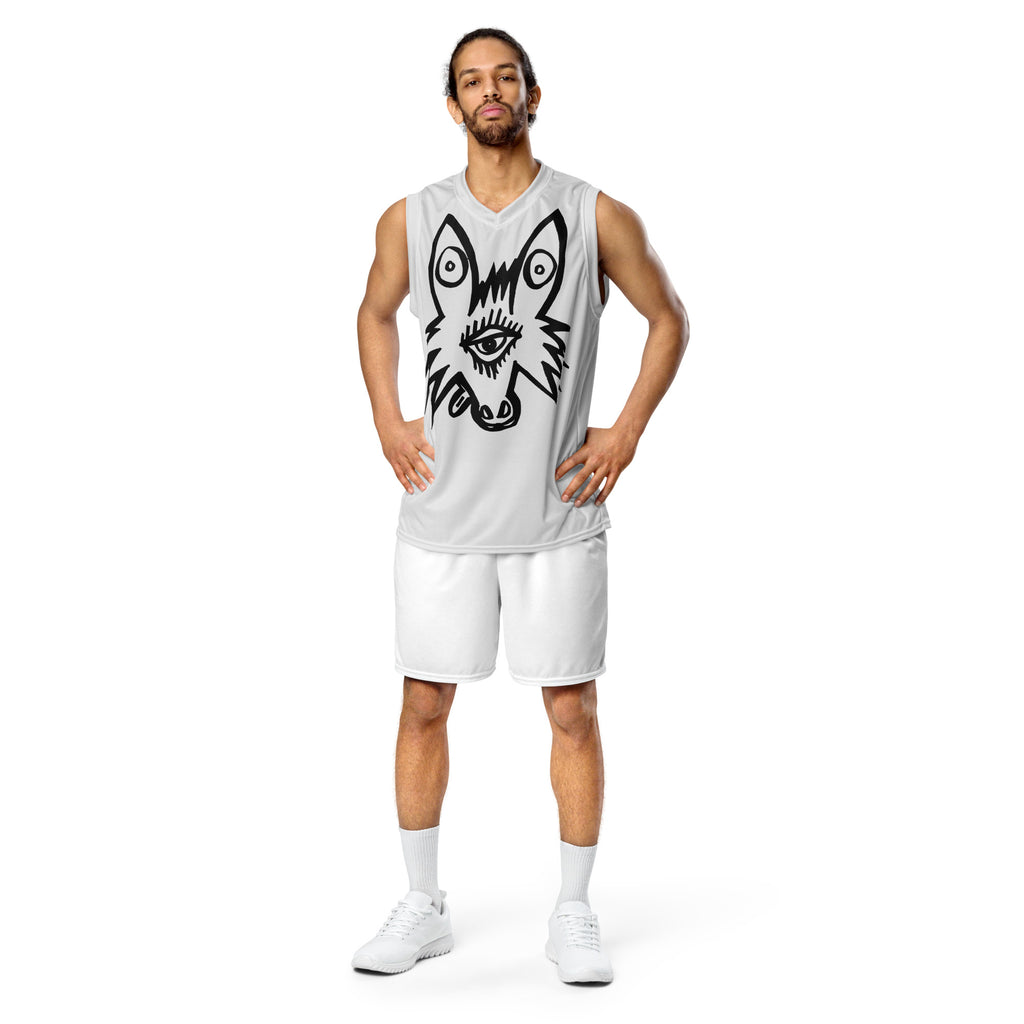 Recycled unisex basketball jersey
