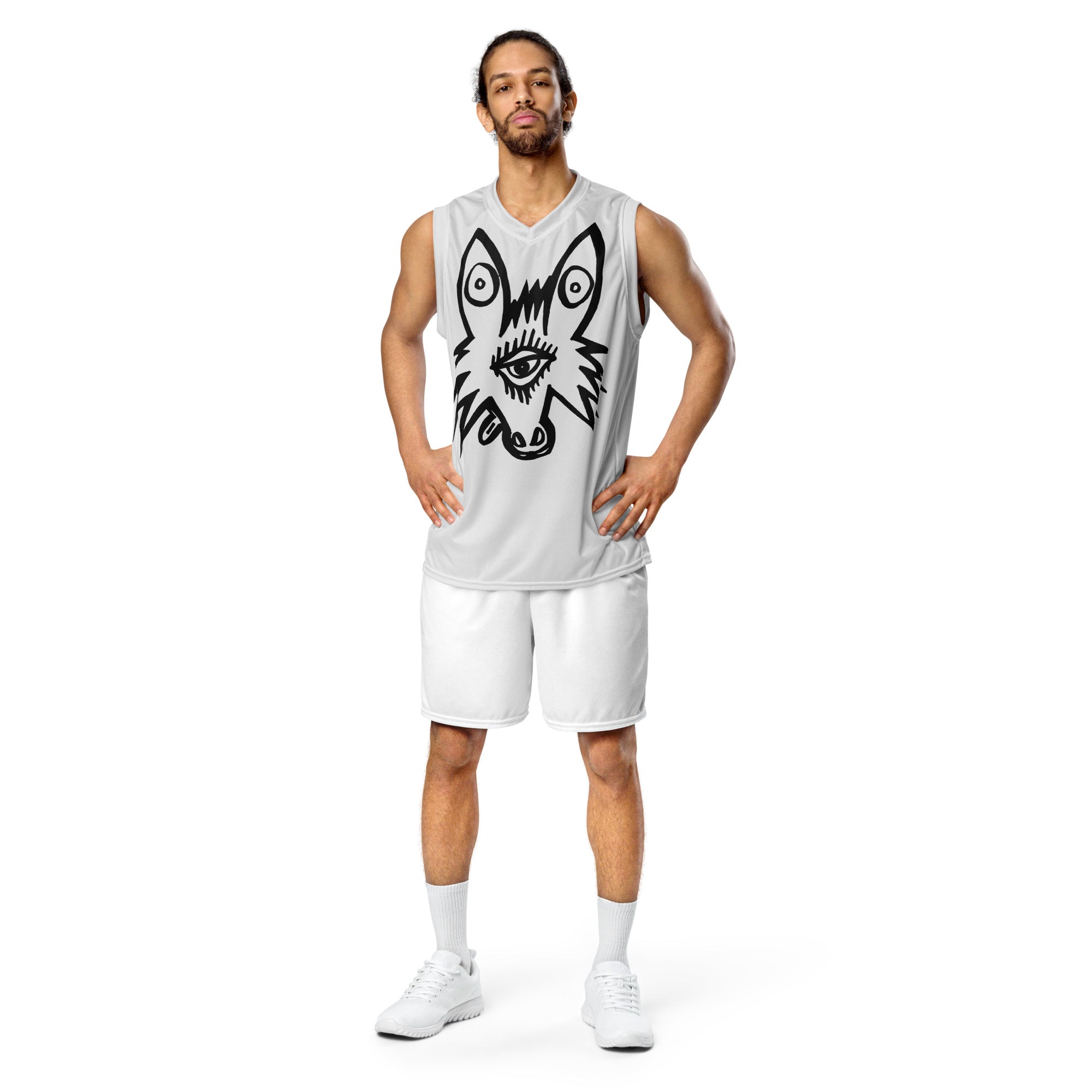 Recycled unisex basketball jersey