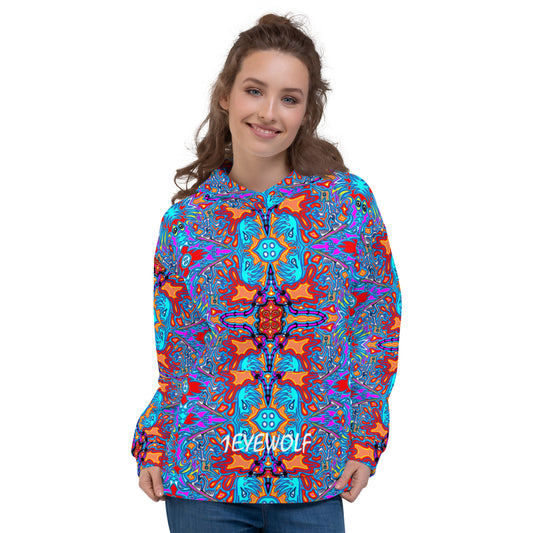Blue surfer Unisex Hoodie