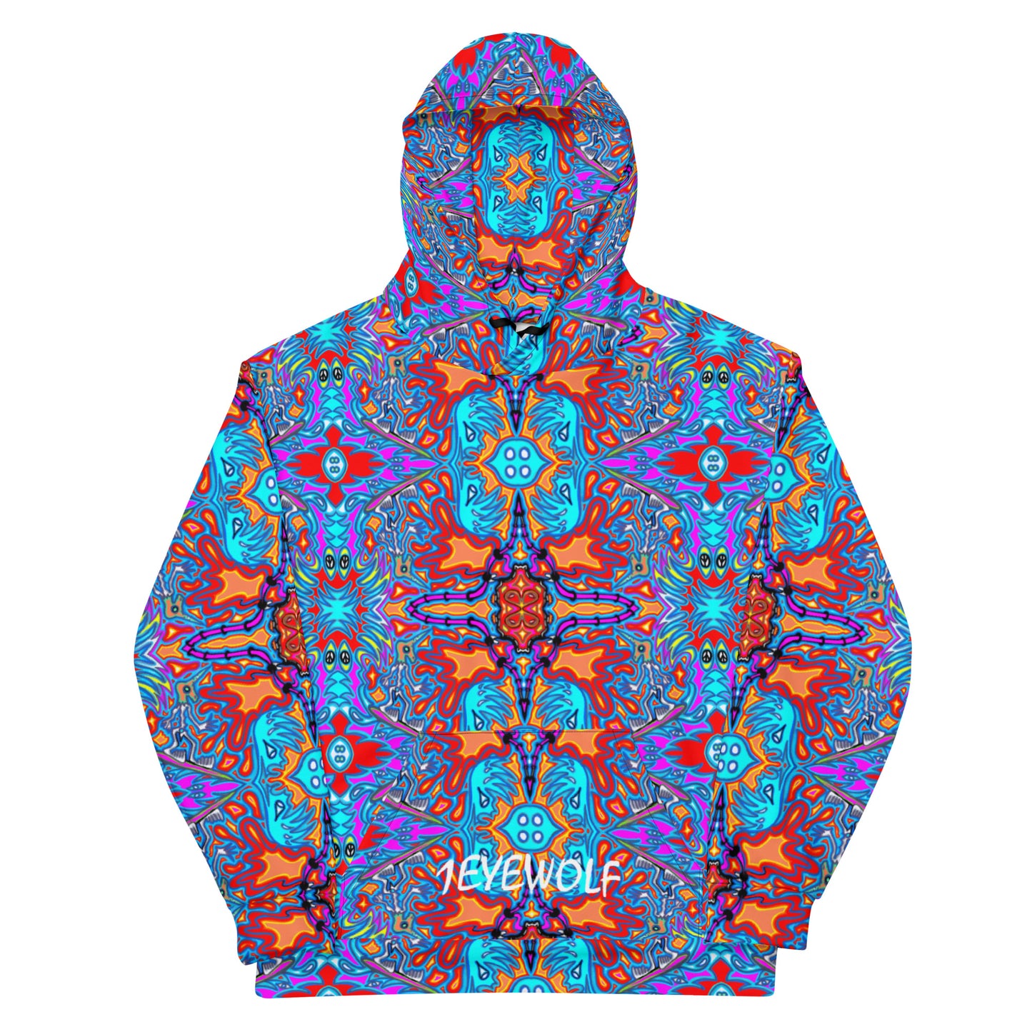 Blue surfer Unisex Hoodie