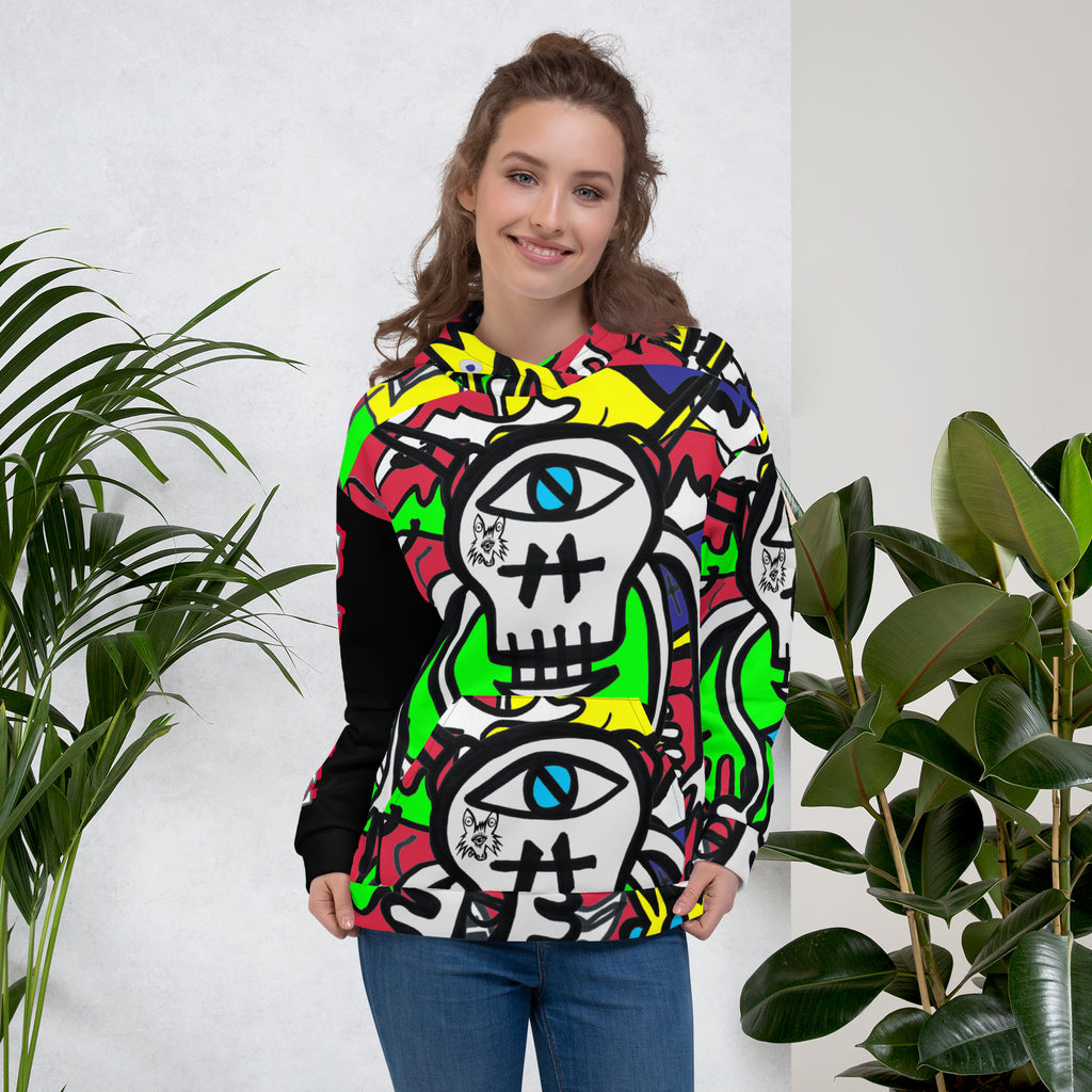 The dog 1eyewolf Unisex Hoodie