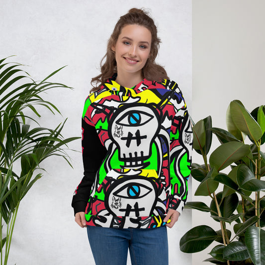 The dog 1eyewolf Unisex Hoodie