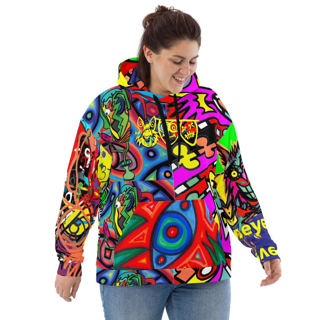 Skating waves Unisex Hoodie