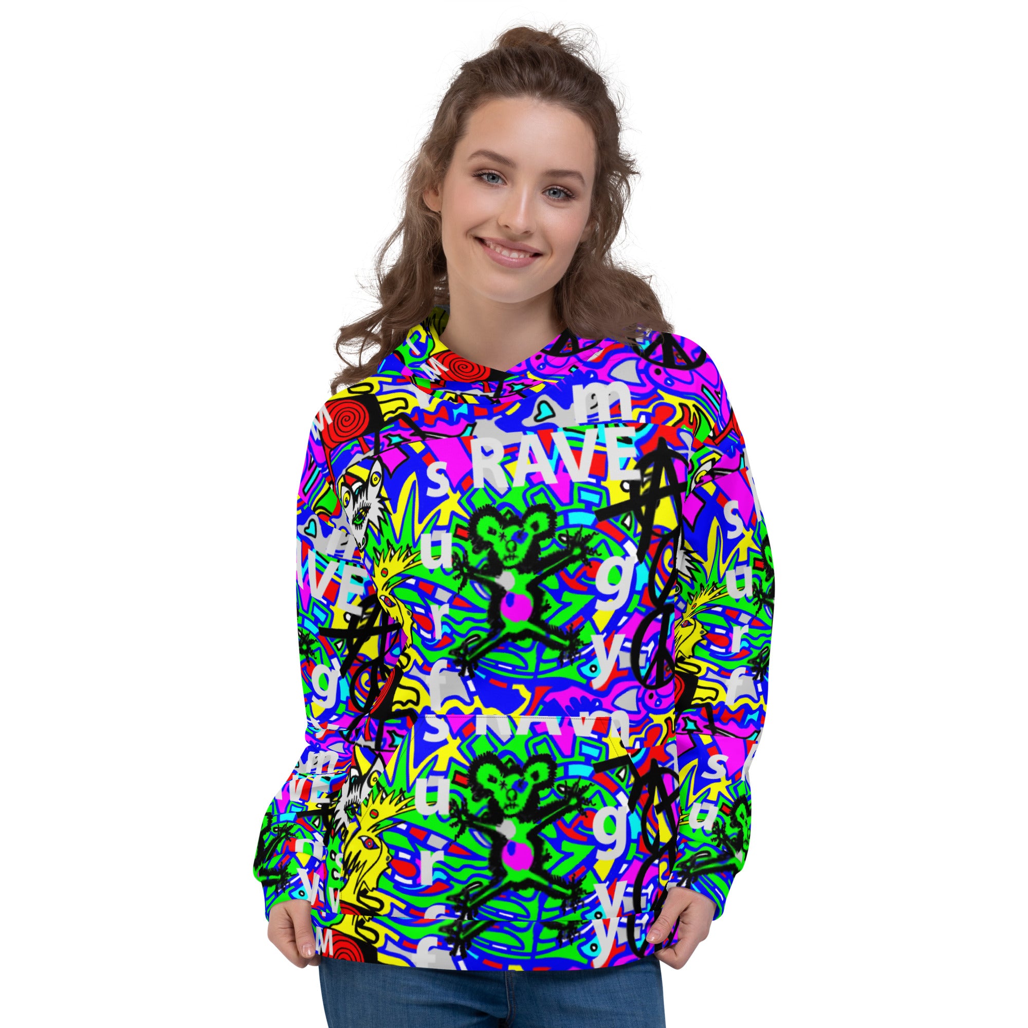 Surf/Gym/Rave Unisex Hoodie