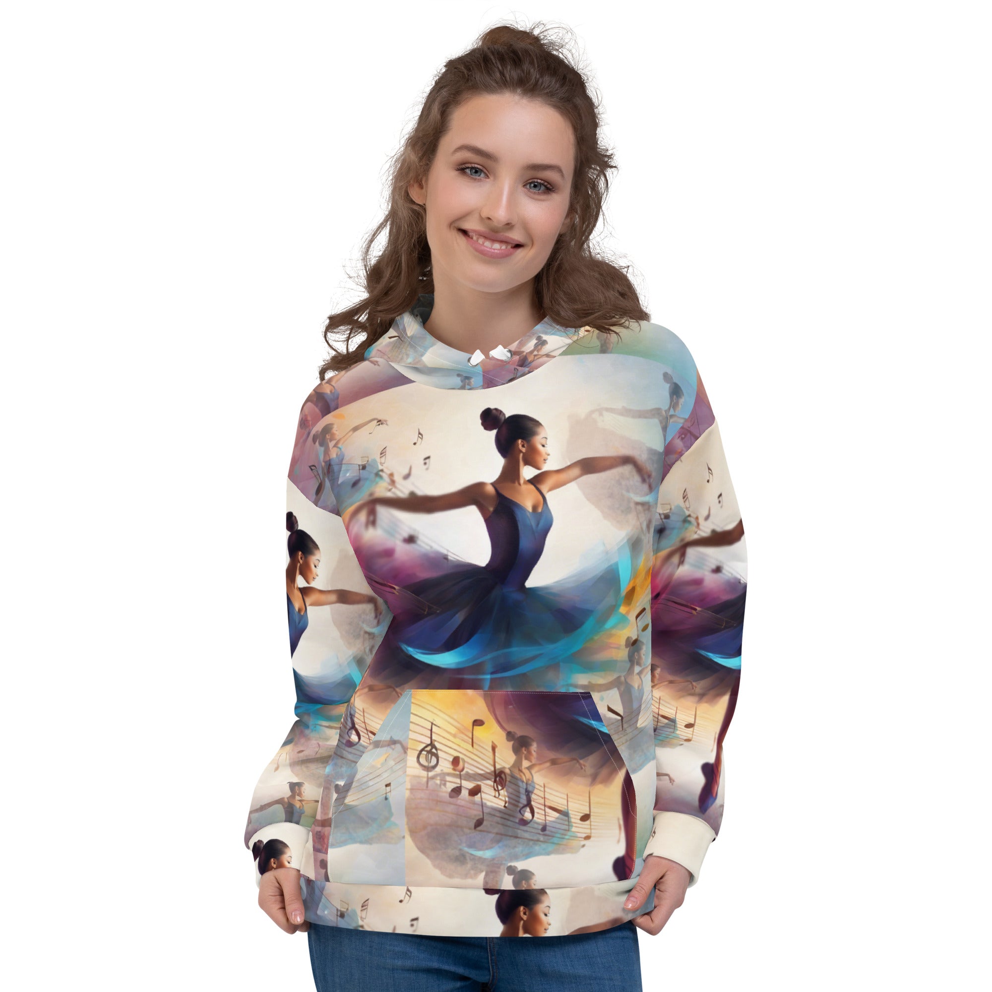 Unisex Hoodie ballerina