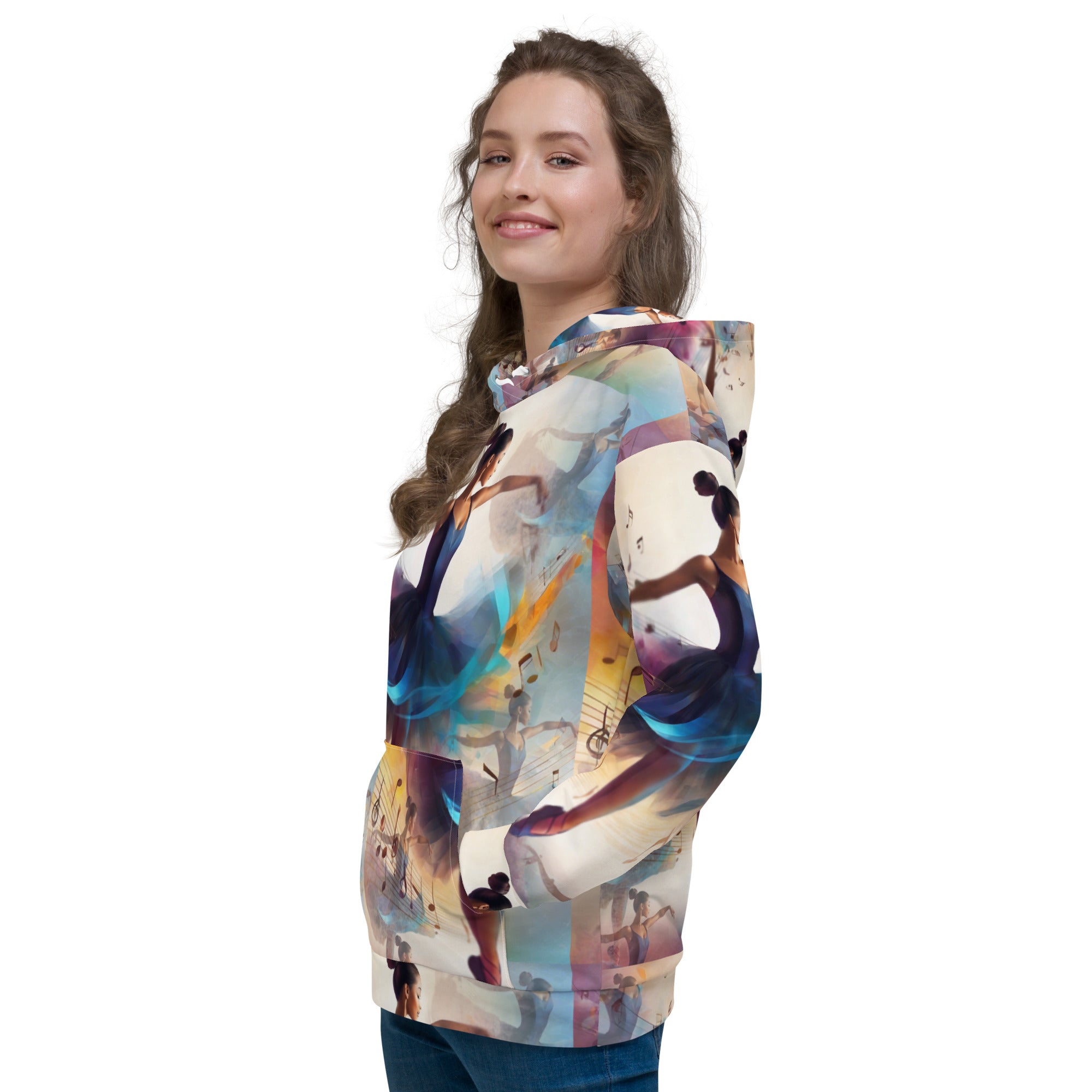 Unisex Hoodie ballerina