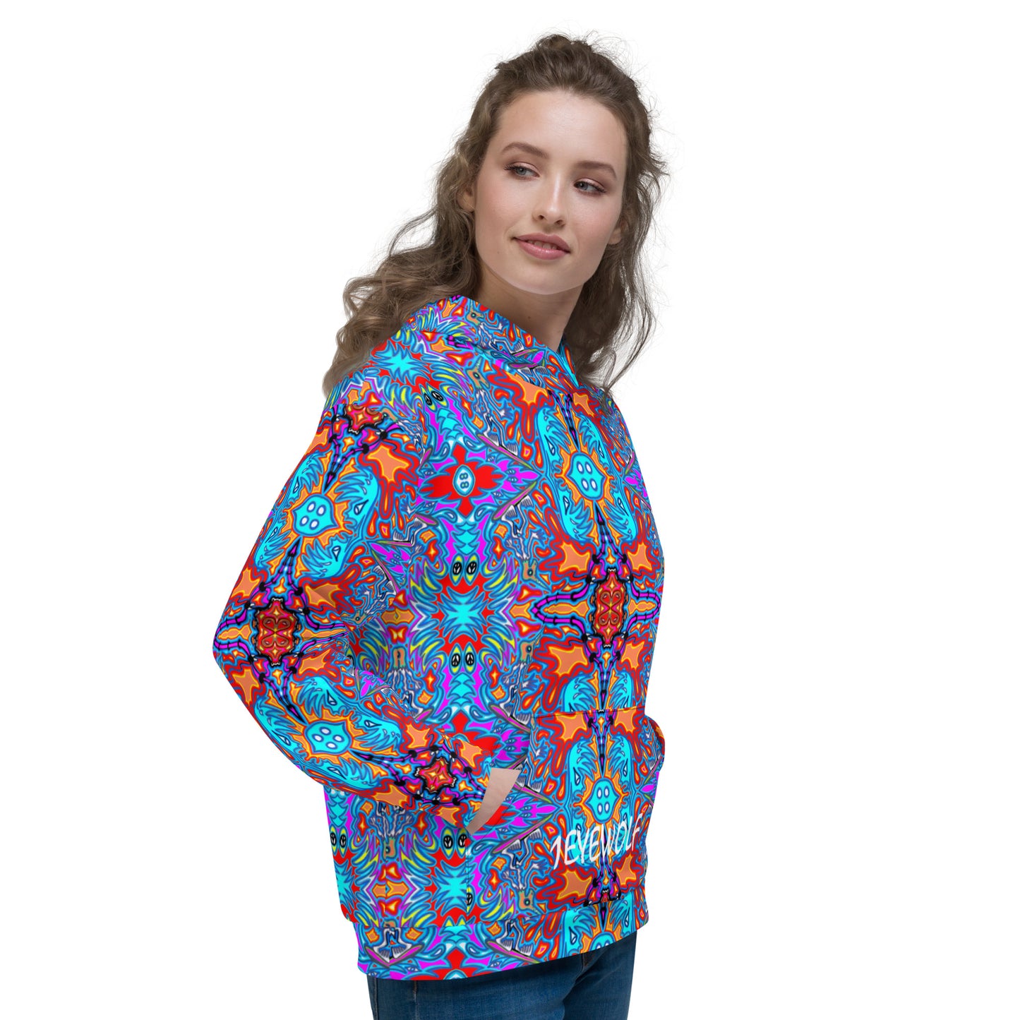 Blue surfer Unisex Hoodie