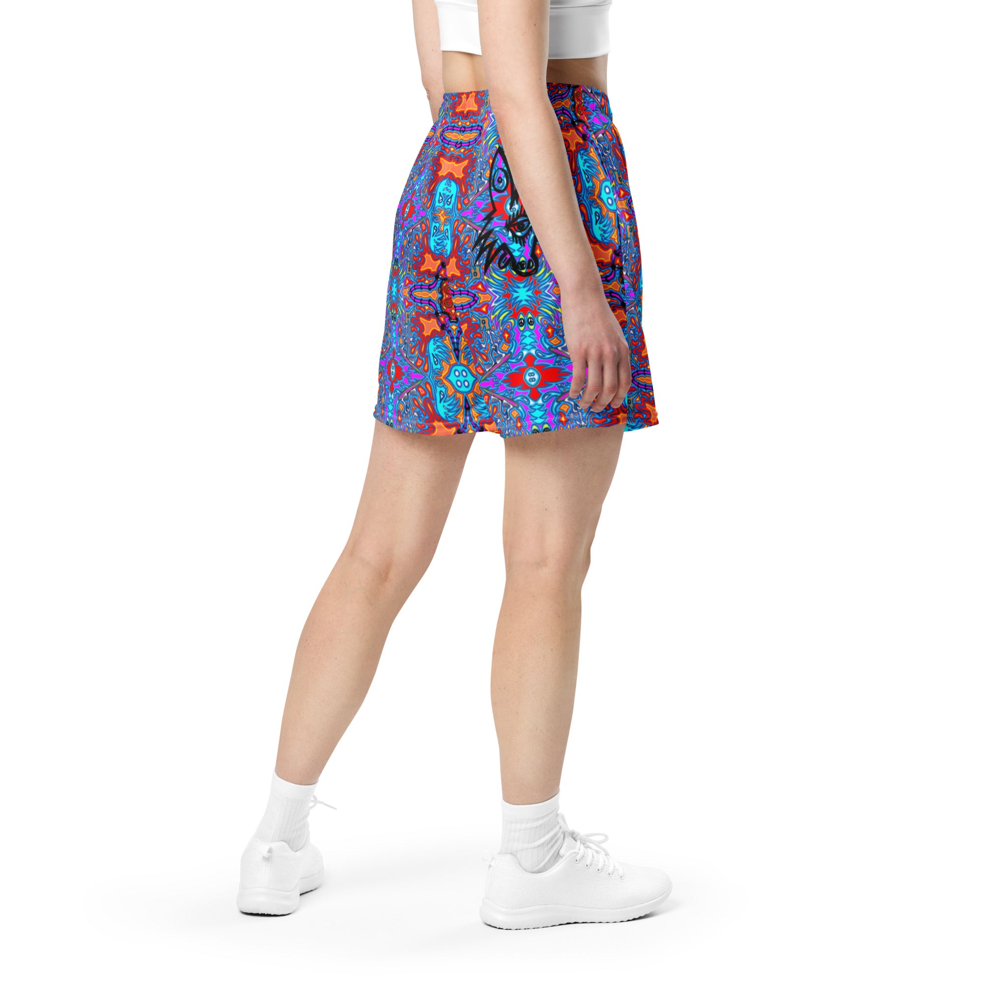 Blue surfer Unisex mesh shorts