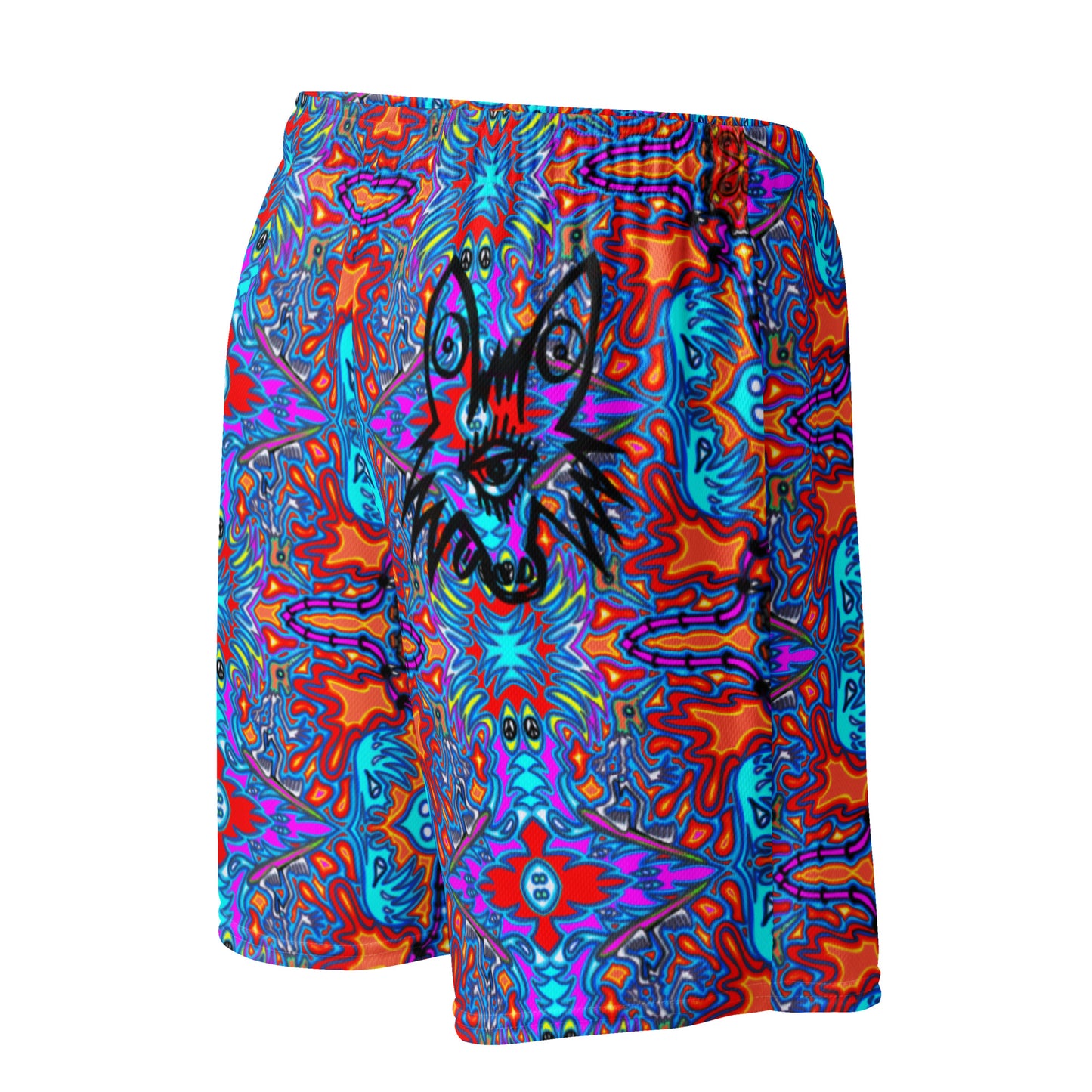 Blue surfer Unisex mesh shorts