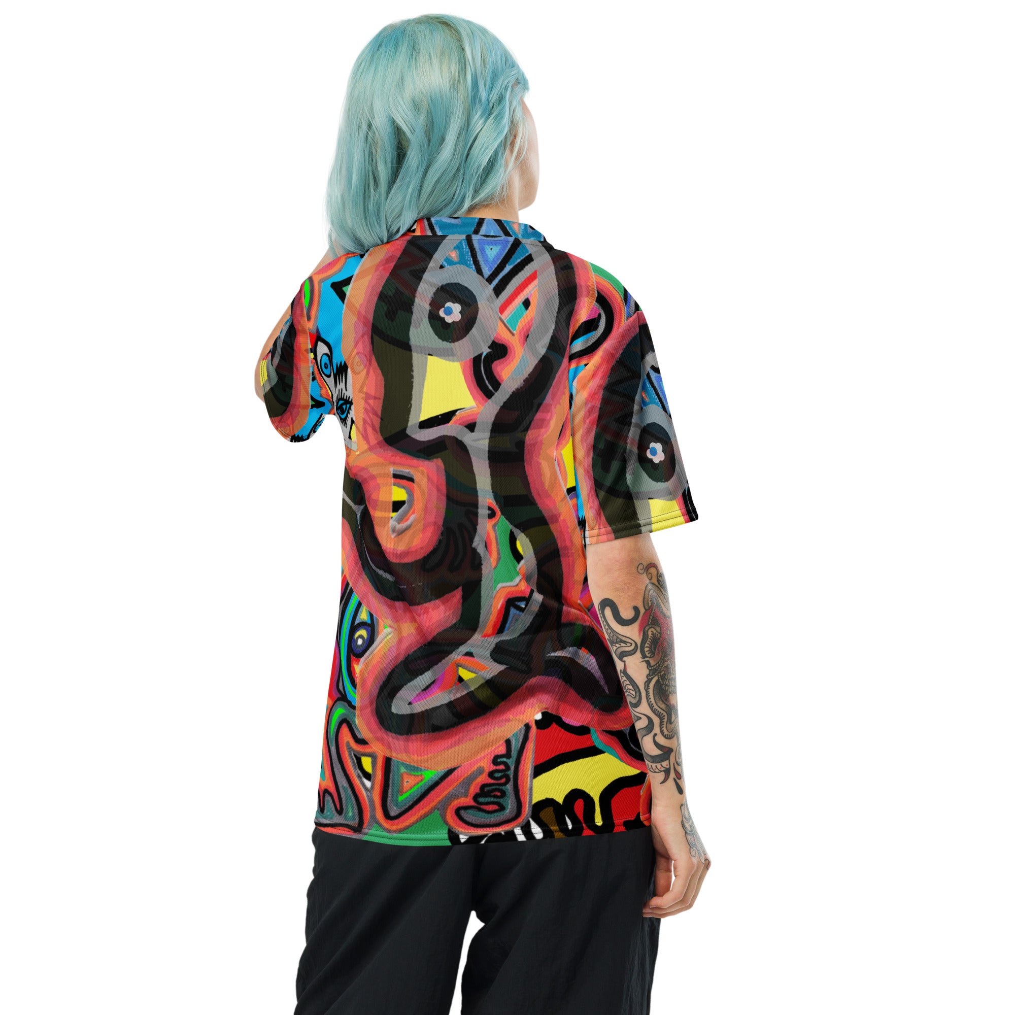 Recycled unisex sports jersey