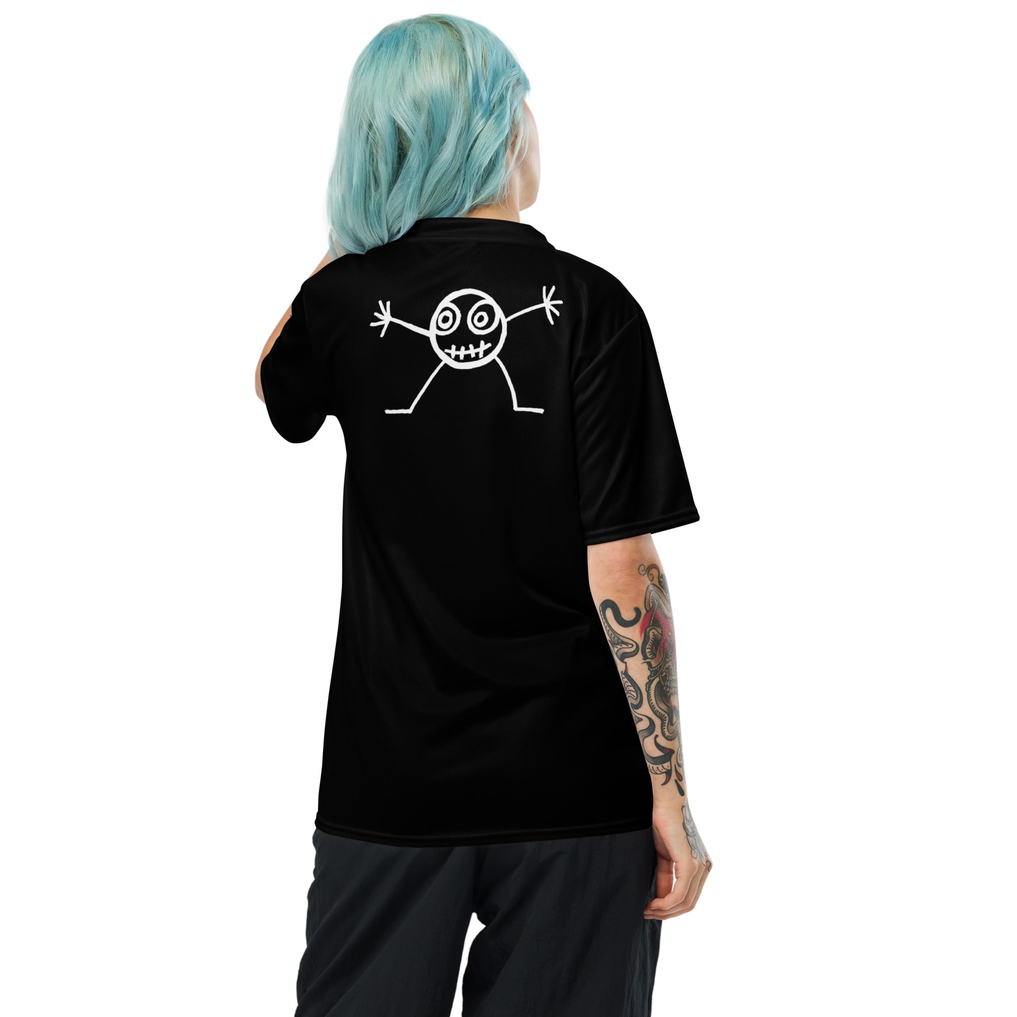 Basic wolf Recycled unisex sports jersey