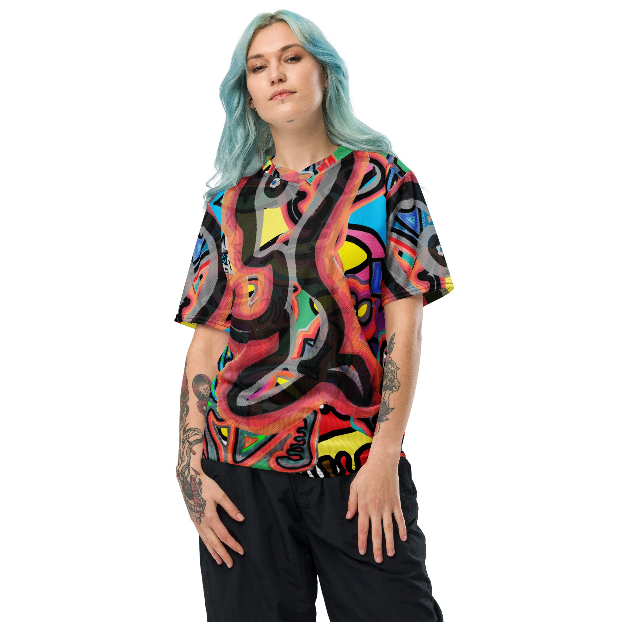 Recycled unisex sports jersey