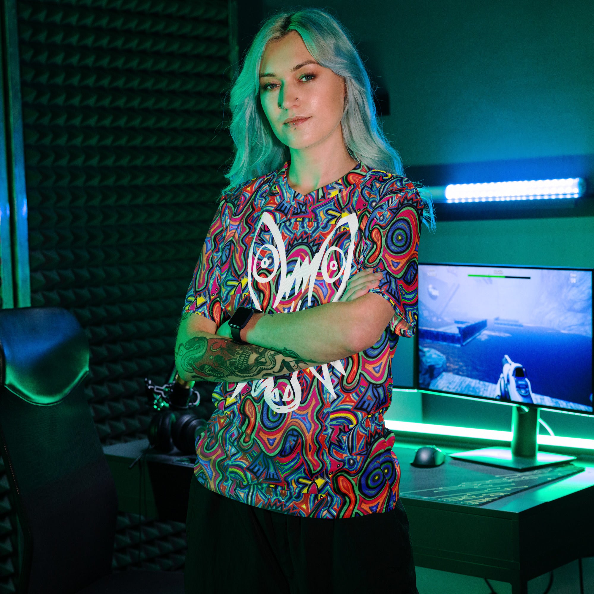 Recycled unisex sports jersey