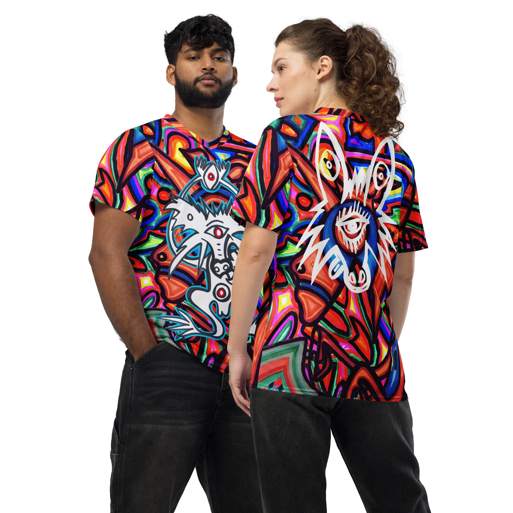 Recycled unisex sports jersey