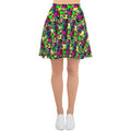 1eyewolf party Skater Skirt