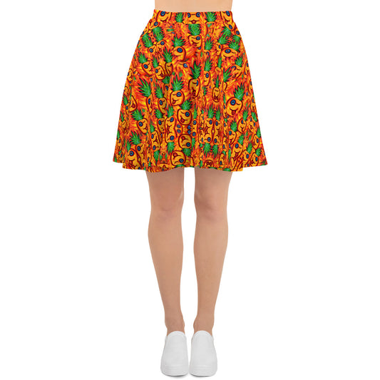 Pineapple Skater Skirt