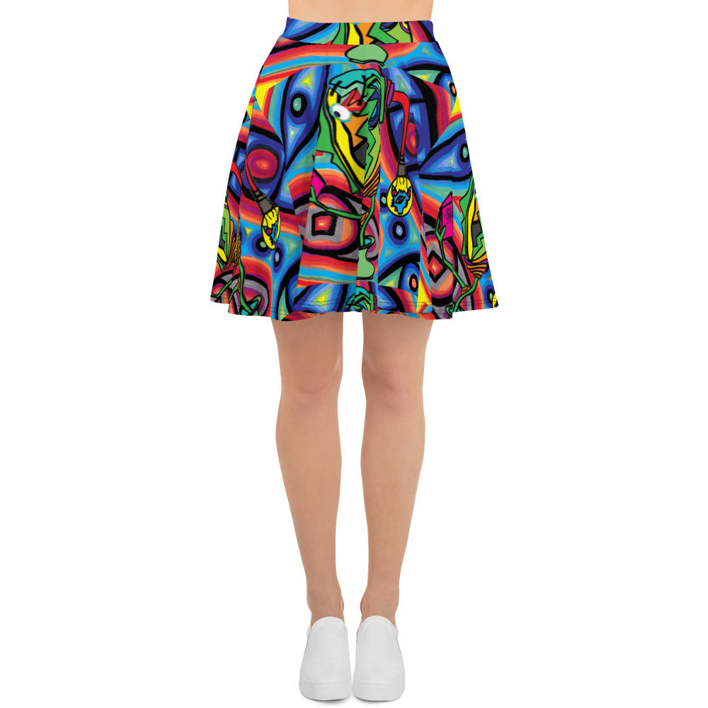 Book work Skater Skirt