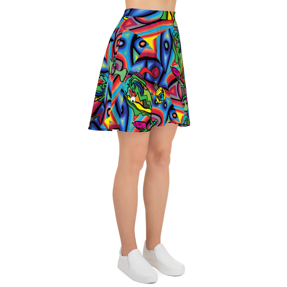 Book work Skater Skirt