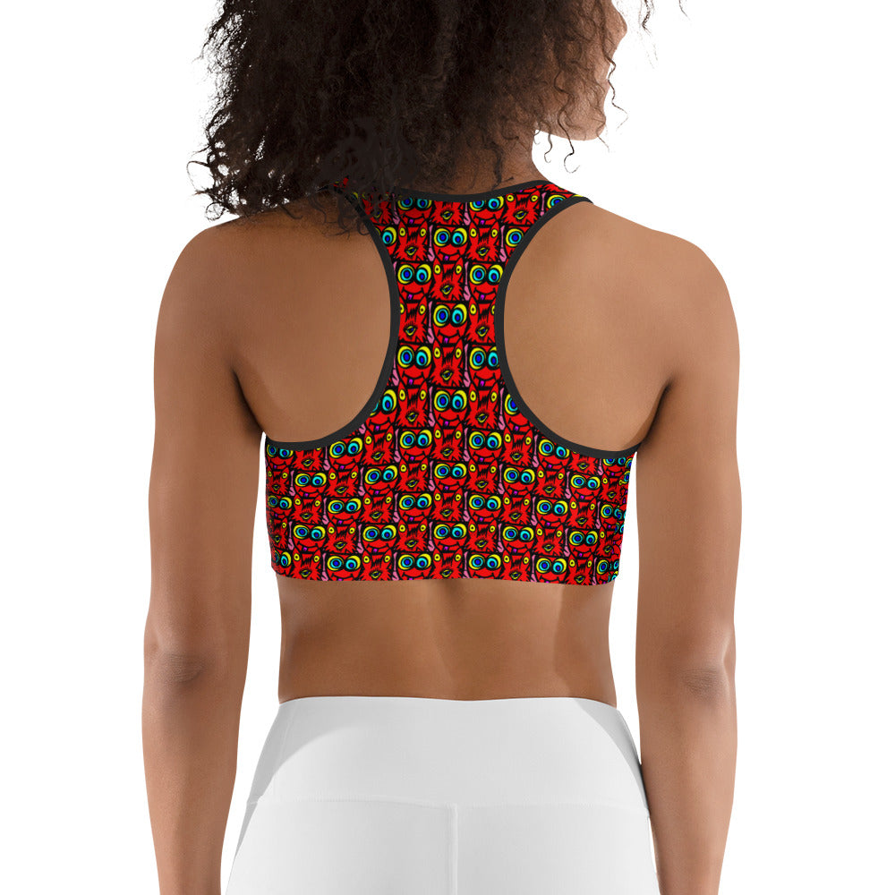 3 blind wolf Sports bra