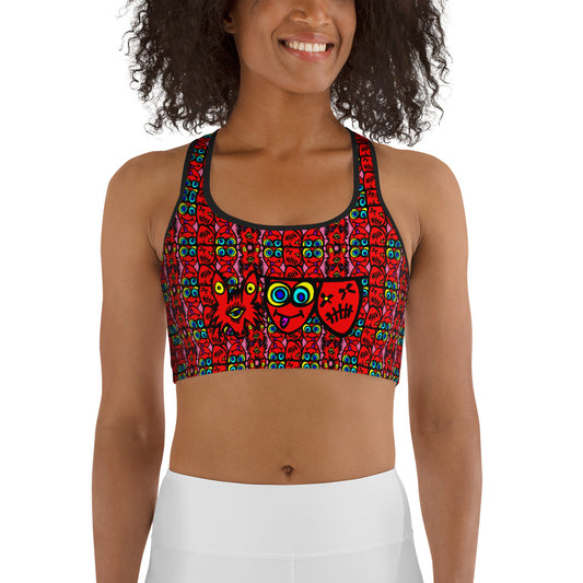 3 blind wolf Sports bra