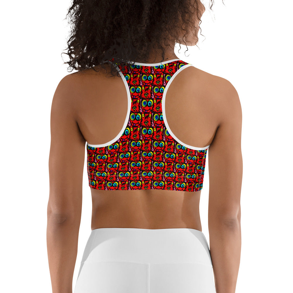 3 blind wolf Sports bra