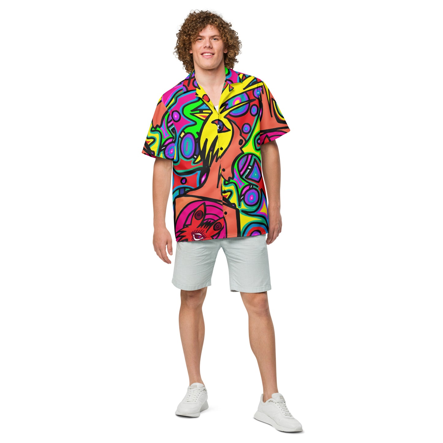 Crazy day Unisex button shirt