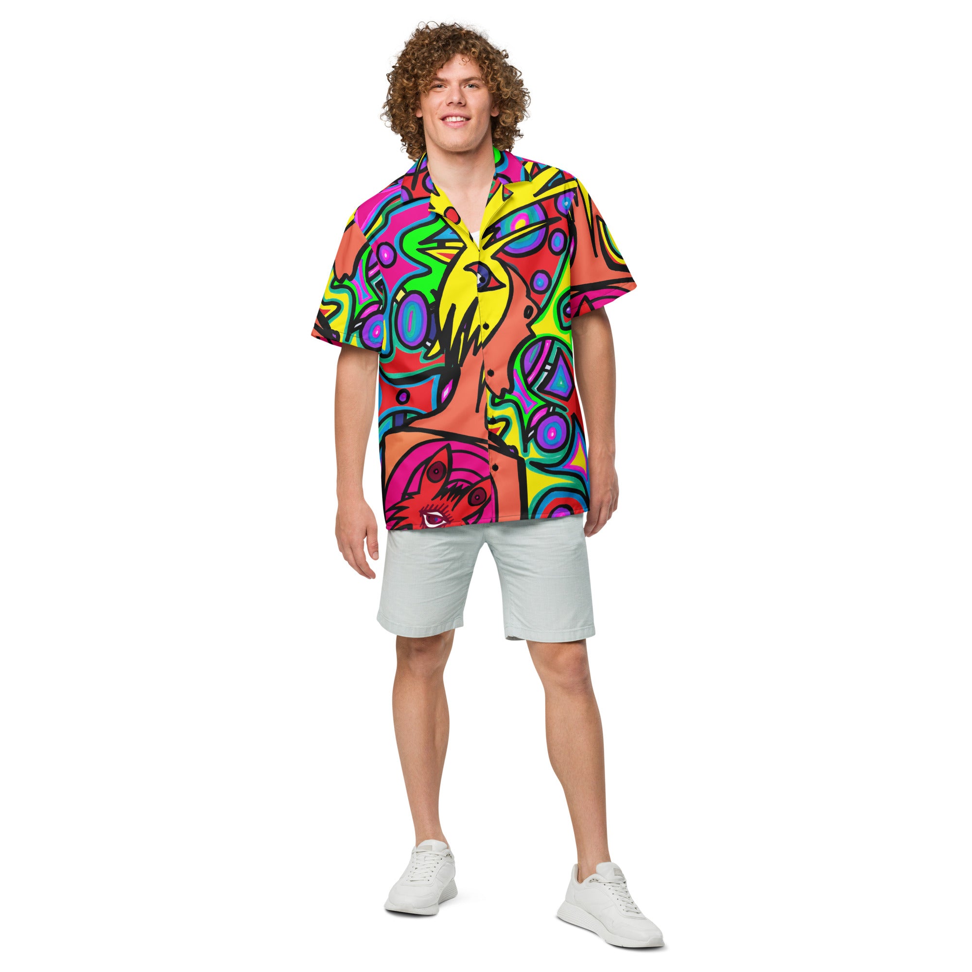 Crazy day Unisex button shirt