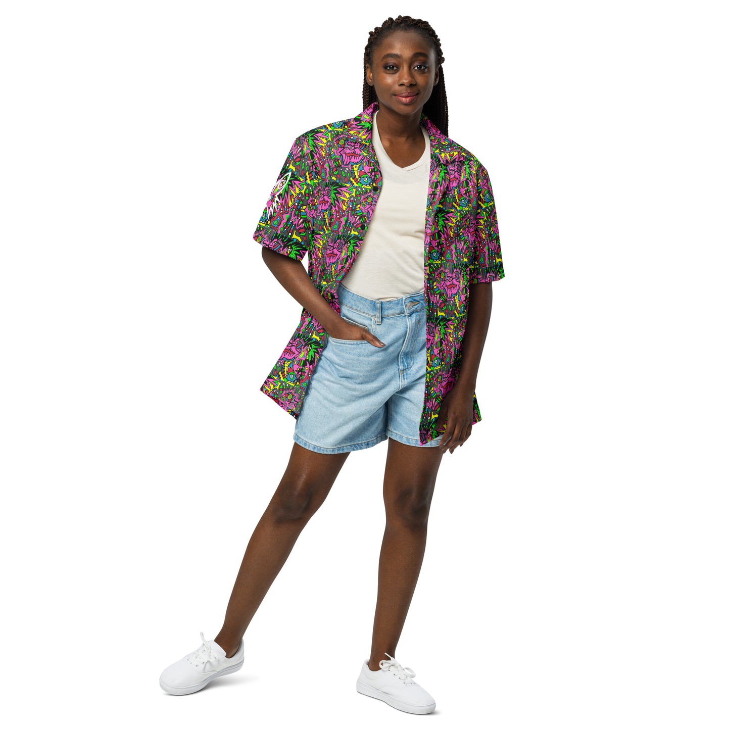 Demunga Unisex button shirt