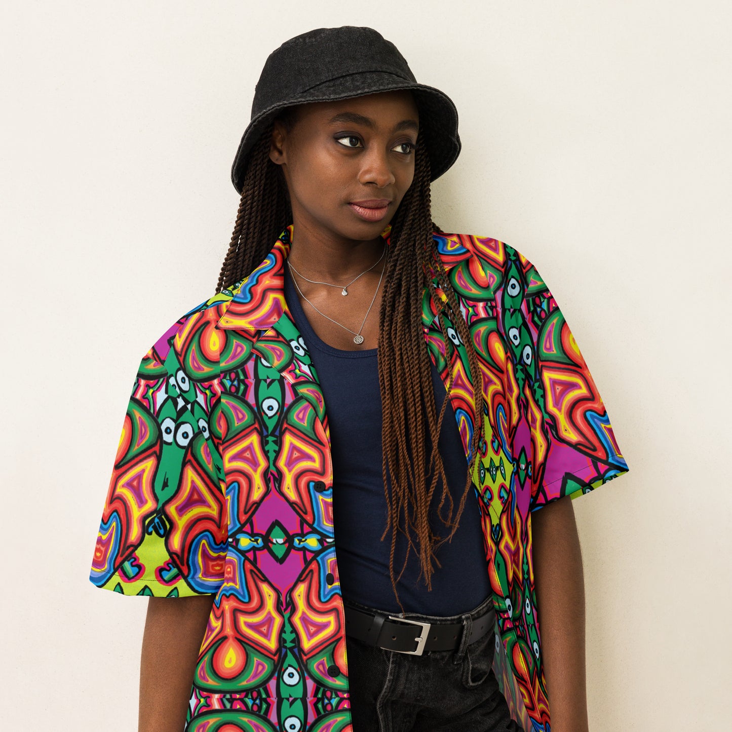 Unisex button shirt