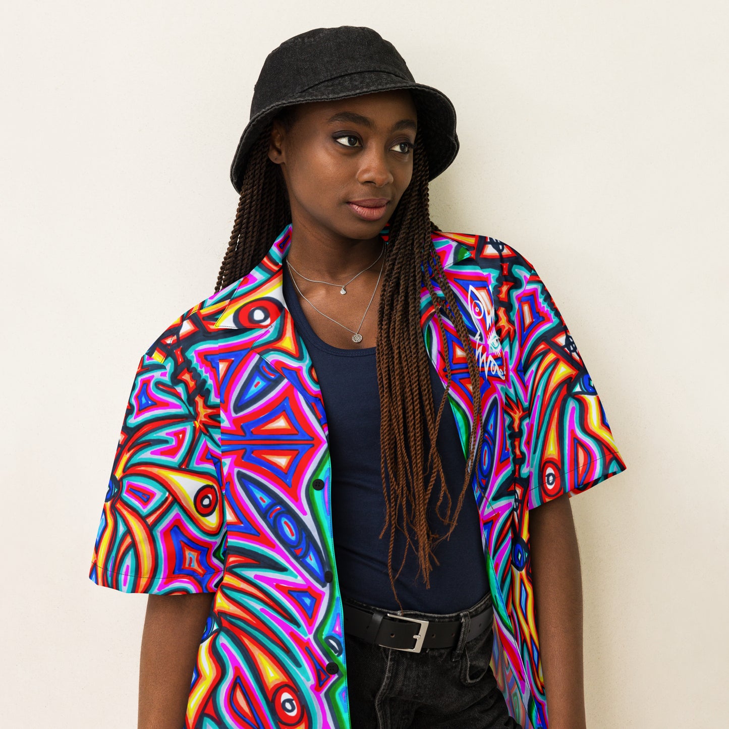 Unisex button shirt