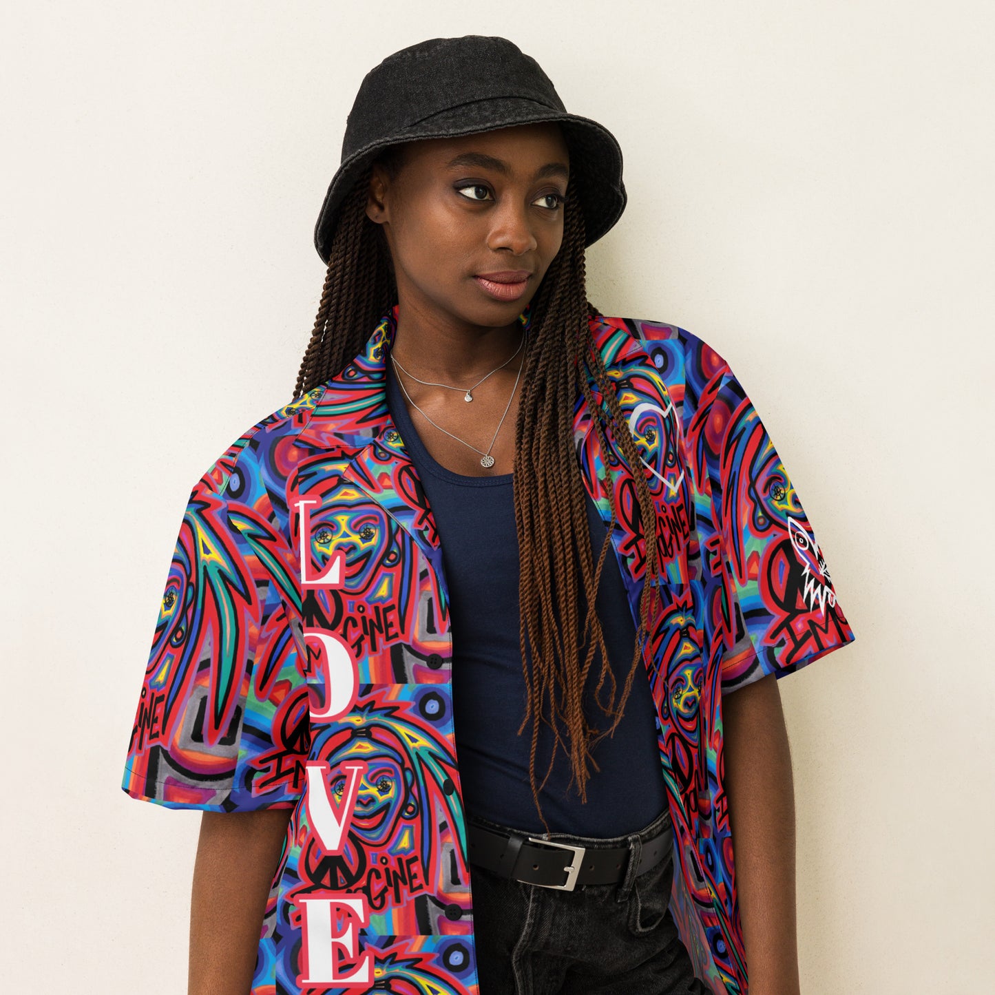 Unisex button shirt