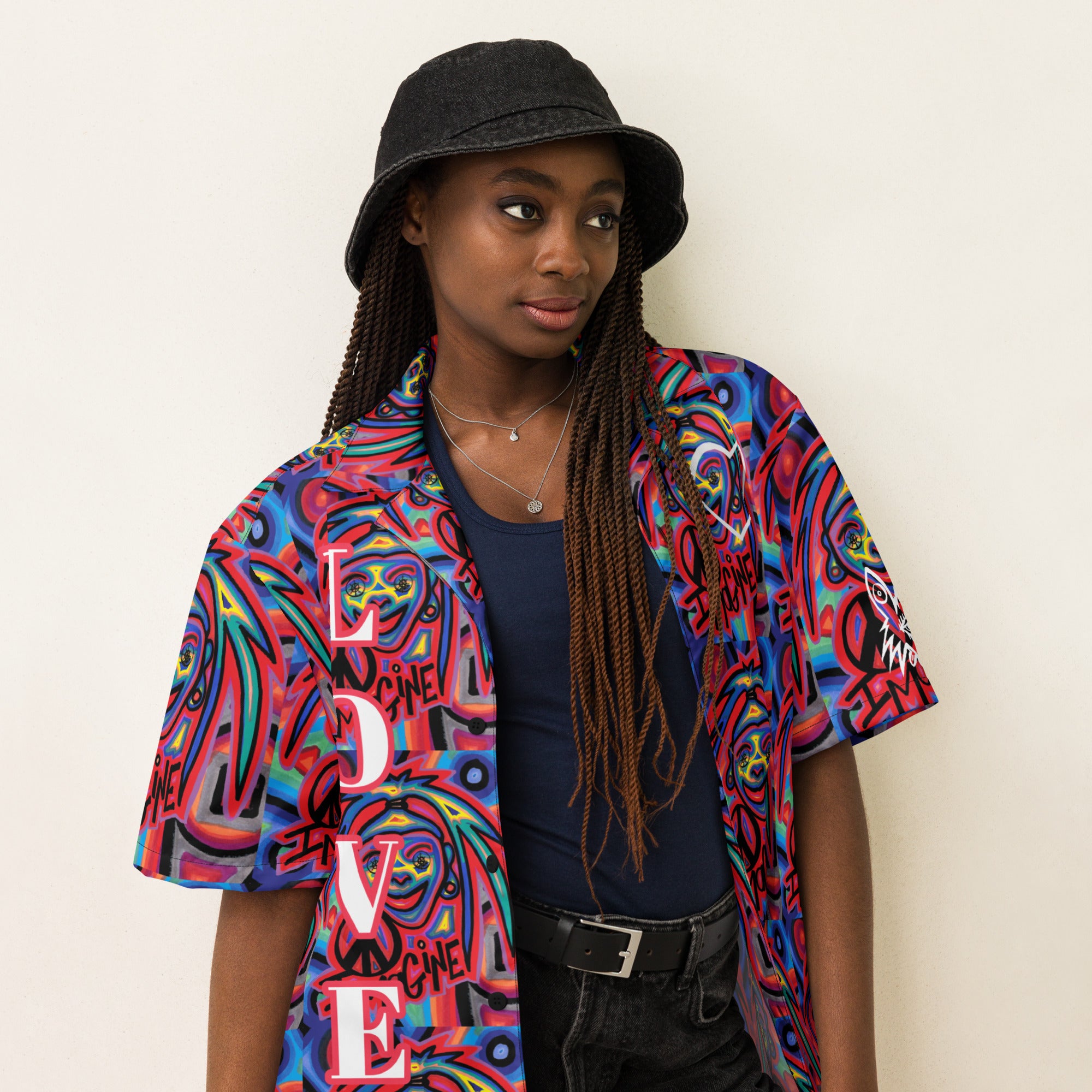 Unisex button shirt