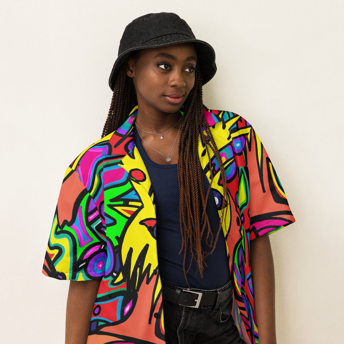 Crazy day Unisex button shirt