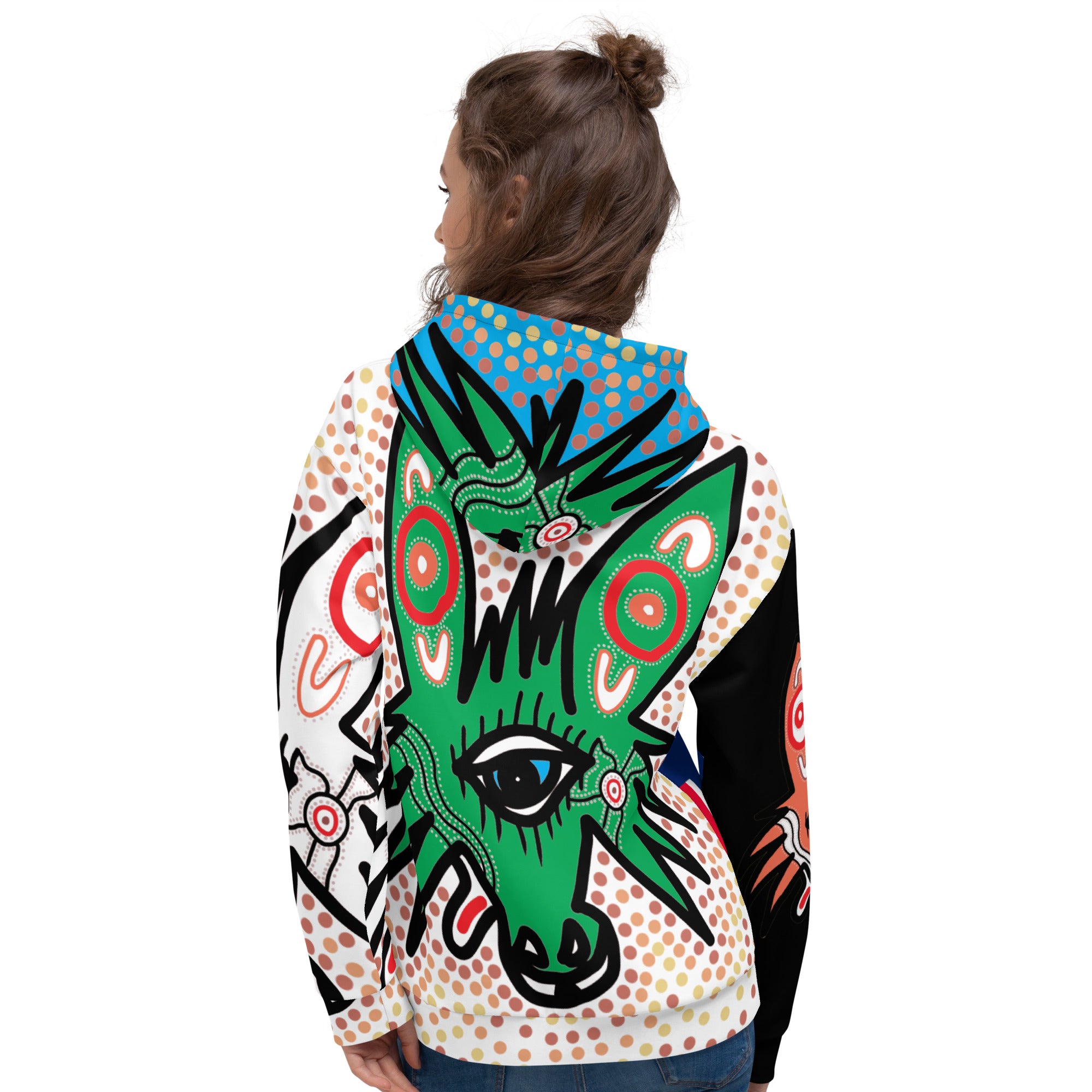 Aussie blended wolf hoodie